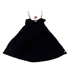 Roxy Black Bow-Tie Top